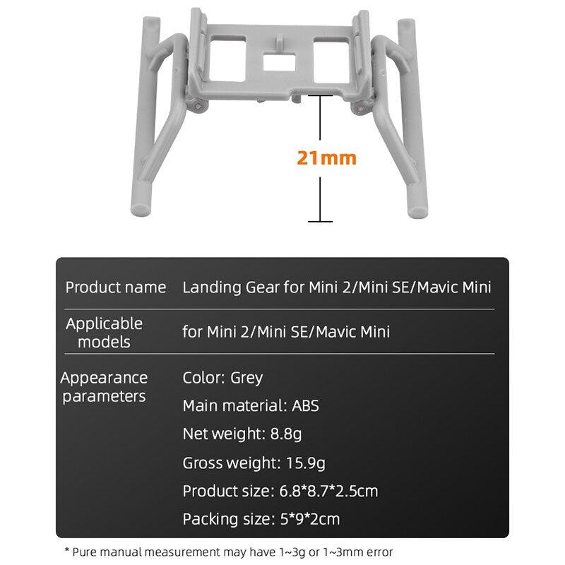 Landing Gear for DJI Mavic MINI 1/2/SE Quick Release Height Extended Bracket Stand Feet Leg Support Drone Accessories 6 Landing Gear for DJI Mavic MINI 1/2/SE Quick Release Height Extended Bracket Stand Feet Leg Support Drone Accessories - Image 6
