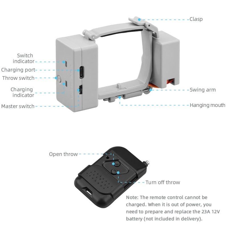Drone Airdrop for DJI Mavic Mini 2/Mini 1/SE/MINI 3 PRO Air Drop System Thrower Fishing Bait Wedding Ring Gift Throw Deliver 9 Drone Airdrop for DJI Mavic Mini 2/Mini 1/SE/MINI 3 PRO Air Drop System Thrower Fishing Bait Wedding Ring Gift Throw Deliver - Image 9