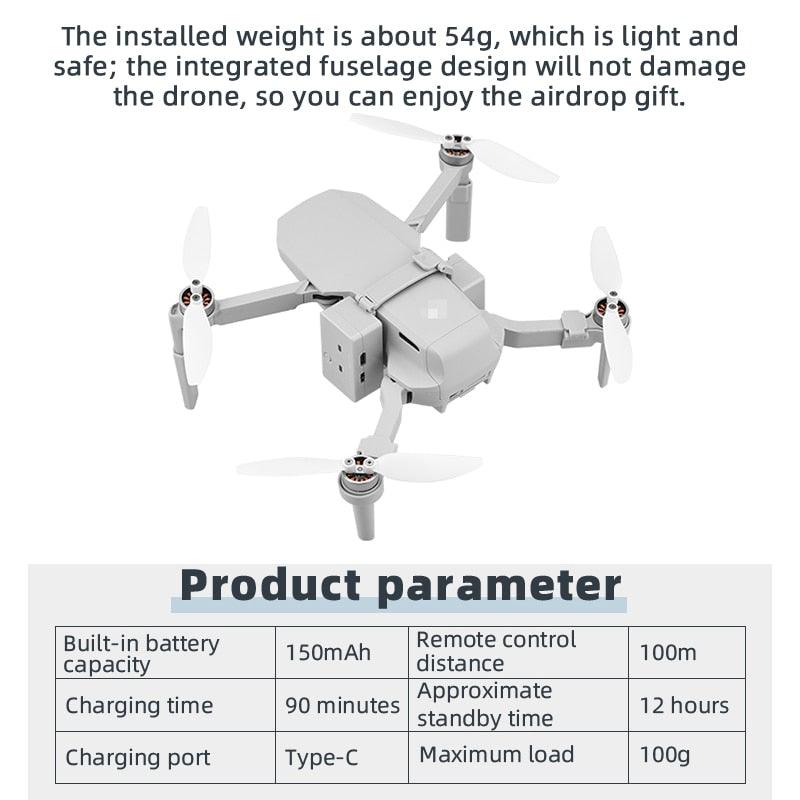 Drone Airdrop for DJI Mavic Mini 2/Mini 1/SE/MINI 3 PRO Air Drop System Thrower Fishing Bait Wedding Ring Gift Throw Deliver 7 Drone Airdrop for DJI Mavic Mini 2/Mini 1/SE/MINI 3 PRO Air Drop System Thrower Fishing Bait Wedding Ring Gift Throw Deliver - Image 7