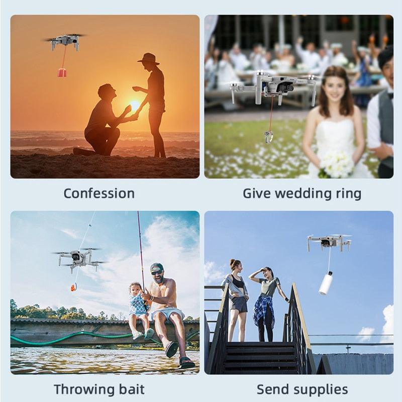 Drone Airdrop for DJI Mavic Mini 2/Mini 1/SE/MINI 3 PRO Air Drop System Thrower Fishing Bait Wedding Ring Gift Throw Deliver 6 Drone Airdrop for DJI Mavic Mini 2/Mini 1/SE/MINI 3 PRO Air Drop System Thrower Fishing Bait Wedding Ring Gift Throw Deliver - Image 6