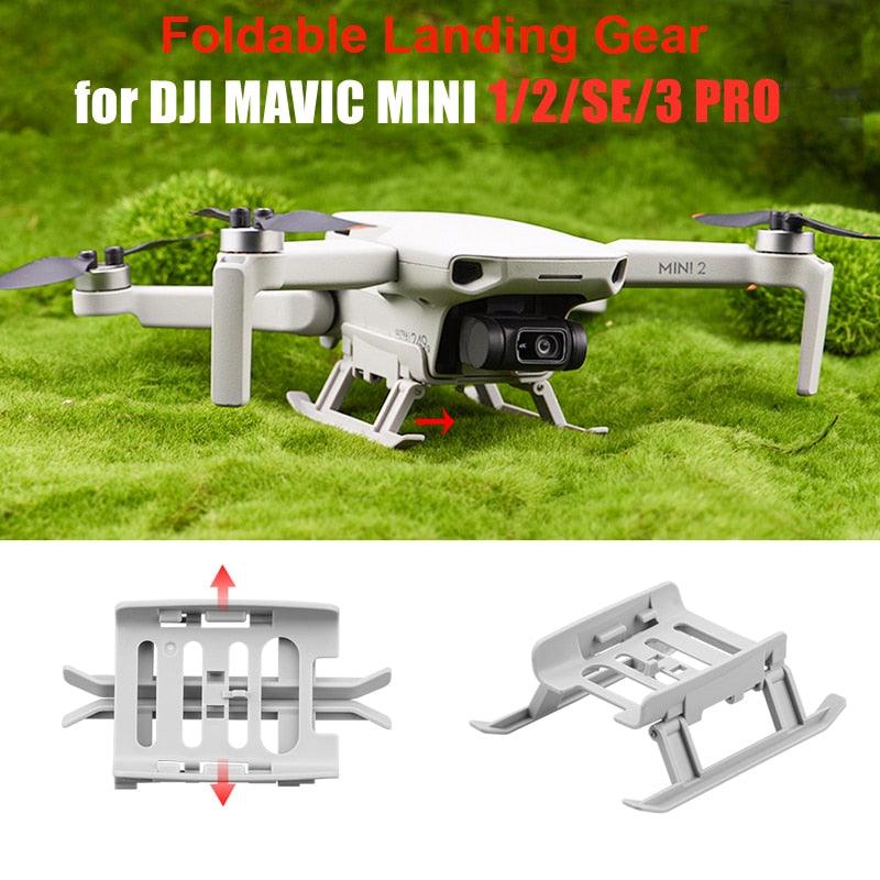 Drone Foldable Landing Gear for DJI Mavic Mini 1 2 SE Quick Release Height Extender Leg for DJI MINI 3 PRO Protector Accessories 2 Drone Foldable Landing Gear for DJI Mavic Mini 1 2 SE Quick Release Height Extender Leg for DJI MINI 3 PRO Protector Accessories - Image 2