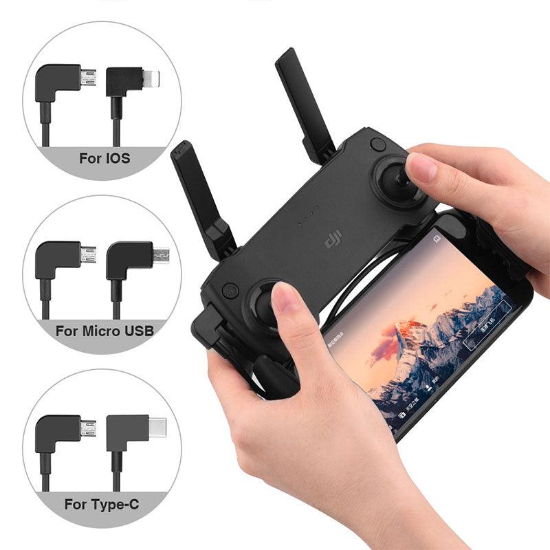 OTG Data Cable For DJI Spark Mavic AIR 2 Pro Mini 1/2/SE 2 Pro Zoom Hubson Zino Micro-USB Type-C Adapter Connector Phone Tablet 9 OTG Data Cable For DJI Spark Mavic AIR 2 Pro Mini 1/2/SE 2 Pro Zoom Hubson Zino Micro-USB Type-C Adapter Connector Phone Tablet - Image 9