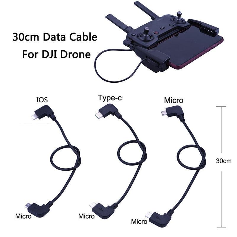 OTG Data Cable For DJI Spark Mavic AIR 2 Pro Mini 1/2/SE 2 Pro Zoom Hubson Zino Micro-USB Type-C Adapter Connector Phone Tablet 2 OTG Data Cable For DJI Spark Mavic AIR 2 Pro Mini 1/2/SE 2 Pro Zoom Hubson Zino Micro-USB Type-C Adapter Connector Phone Tablet - Image 2