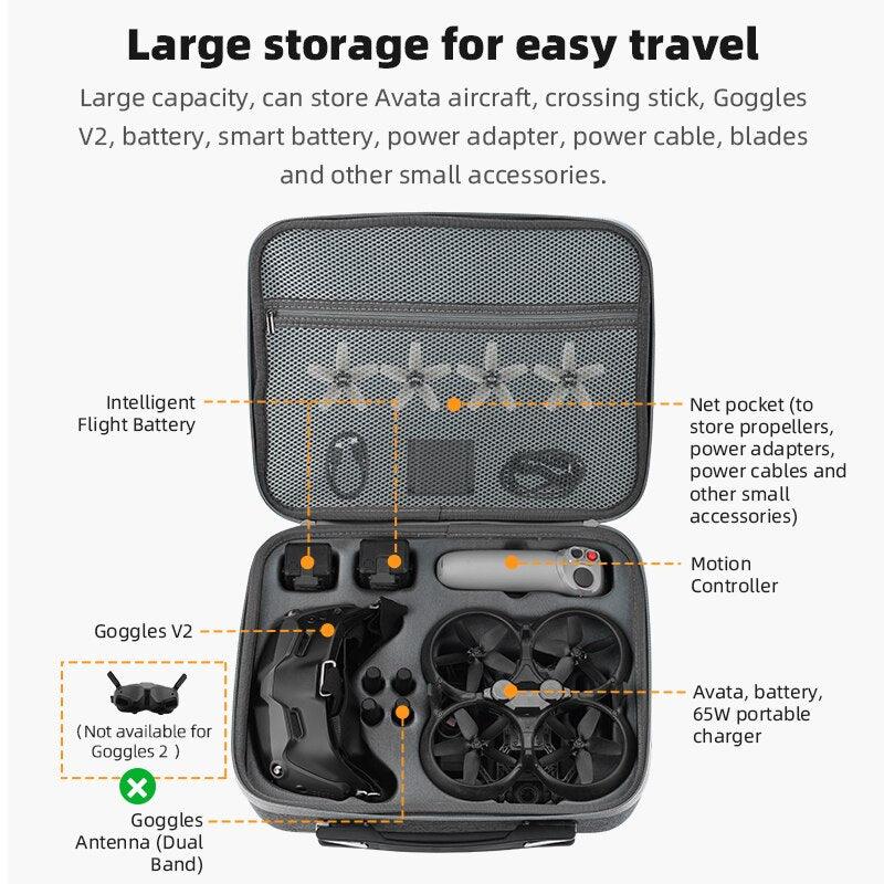 Shoulder Bag for DJI Avata - Carrying Bag Portable Storage Bag Outdoor Handbag Drone Accessories 5 Shoulder Bag for DJI Avata - Carrying Bag Portable Storage Bag Outdoor Handbag Drone Accessories - Image 5