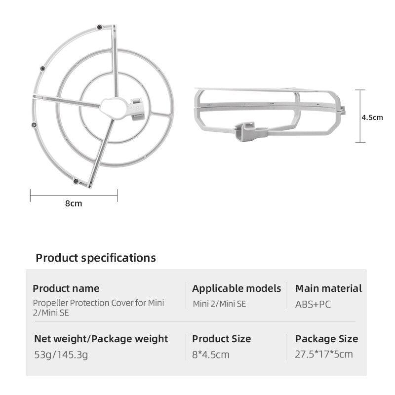 DJI Mavic Mini 1/2/SE/MINI 3 PRO Propeller Guard Protector Props Blade Protection Cover Cage Drone Accessories 10 DJI Mavic Mini 1/2/SE/MINI 3 PRO Propeller Guard Protector Props Blade Protection Cover Cage Drone Accessories - Image 10