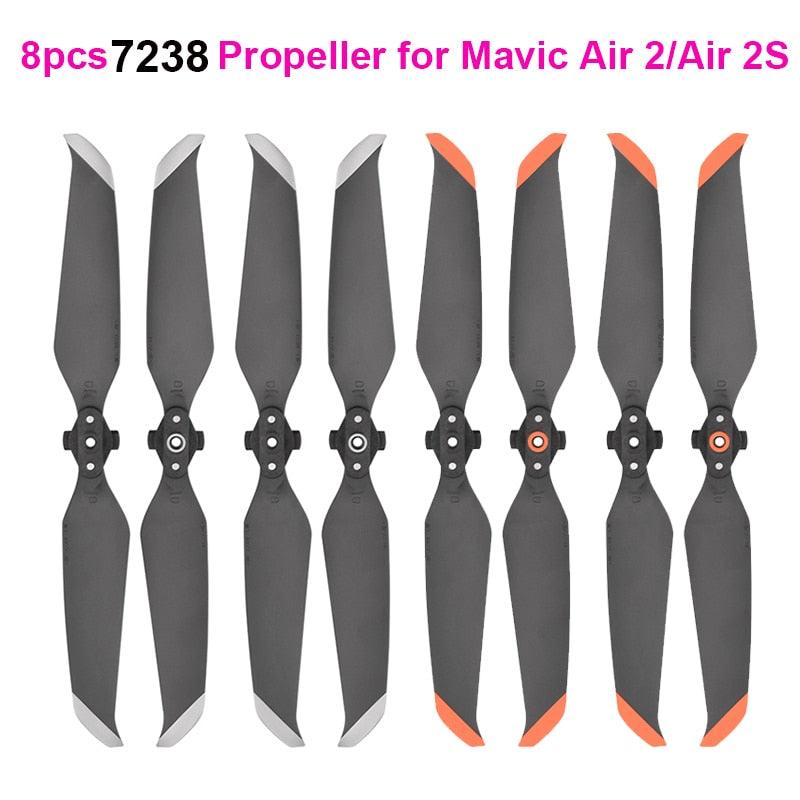 8PCS 7238F Low Noise Propellers For DJI Mavic Air 2/AIR 2S Wing Fan Quick Release Props for DJI Mavic Air 2S Drone Accessories 2 8PCS 7238F Low Noise Propellers For DJI Mavic Air 2/AIR 2S Wing Fan Quick Release Props for DJI Mavic Air 2S Drone Accessories - Image 2