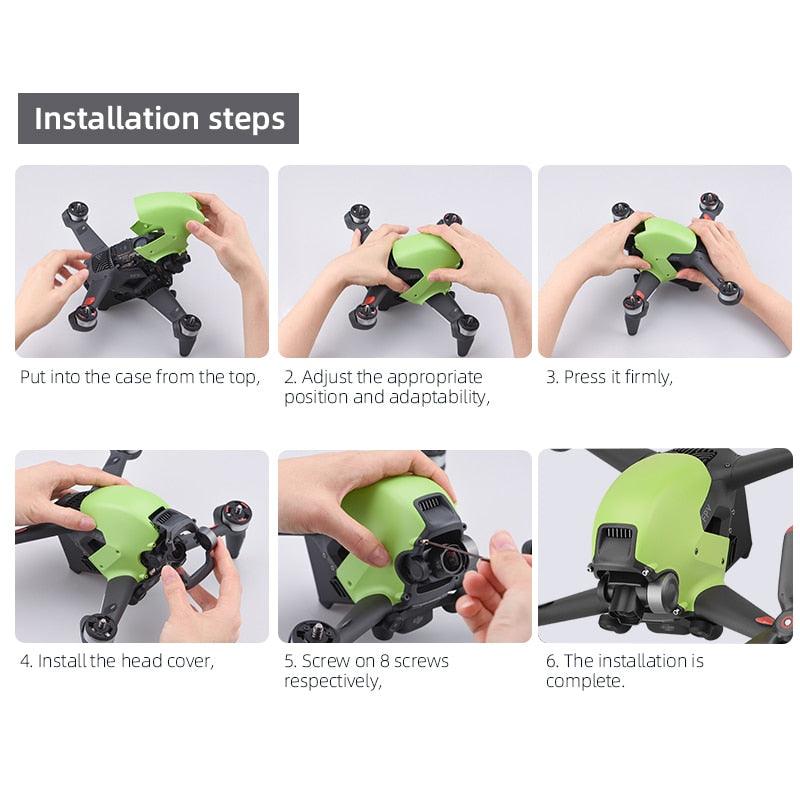 BRDRC Top Protective Shell for DJI FPV Combo Top Cover Body Case Replaceable Upper Cover for DJI FPV Drone Accessories 11 BRDRC Top Protective Shell for DJI FPV Combo Top Cover Body Case Replaceable Upper Cover for DJI FPV Drone Accessories - Image 11