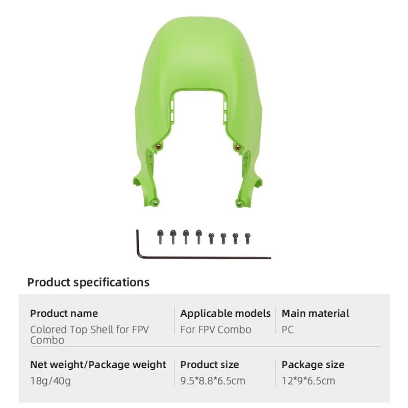 BRDRC Top Protective Shell for DJI FPV Combo Top Cover Body Case Replaceable Upper Cover for DJI FPV Drone Accessories 10 BRDRC Top Protective Shell for DJI FPV Combo Top Cover Body Case Replaceable Upper Cover for DJI FPV Drone Accessories - Image 10