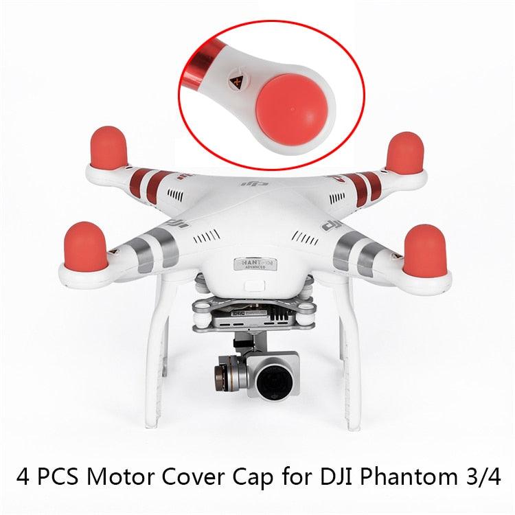 4PCS Motor Cover Cap for DJI Phantom 2 3 4 Pro Advanced SE Drone Engine Protector Dust-proof Soft Silicone Hat Spare Parts Kits 2 4PCS Motor Cover Cap for DJI Phantom 2 3 4 Pro Advanced SE Drone Engine Protector Dust-proof Soft Silicone Hat Spare Parts Kits — изображение 2