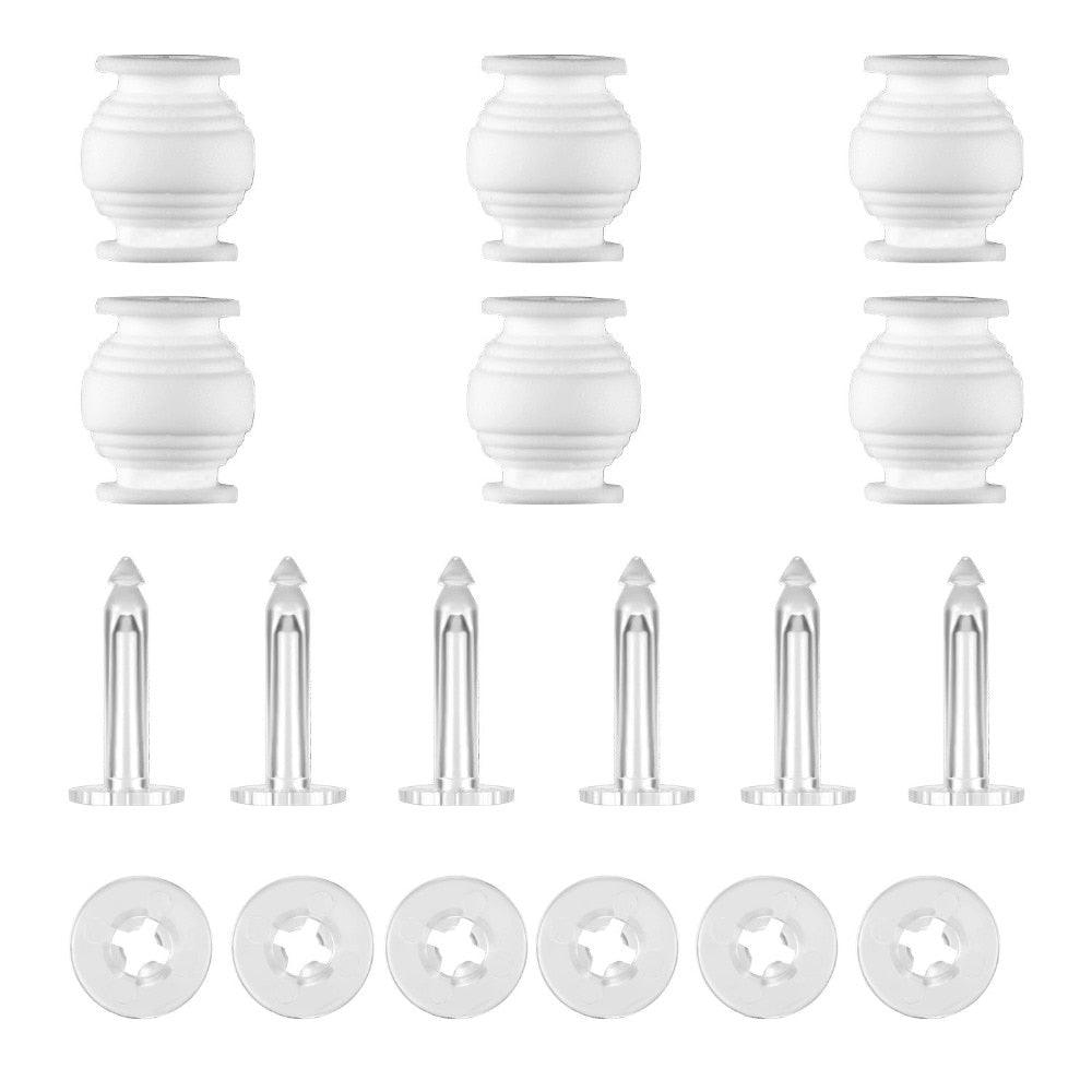 6 Packs Soft Silicone Damping Balls Rubber Damper Anti-drop Pins Kits Gimbal Mounting Buckle for DJI Phantom 3 Gimbal Camera 1 6 Packs Soft Silicone Damping Balls Rubber Damper Anti-drop Pins Kits Gimbal Mounting Buckle for DJI Phantom 3 Gimbal Camera