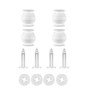 4 pcs Soft Silicone Damping Balls Rubber Damper Anti-drop Pins Locker for DJI Phantom 3 Gimbal Spare Parts Replacement Kits