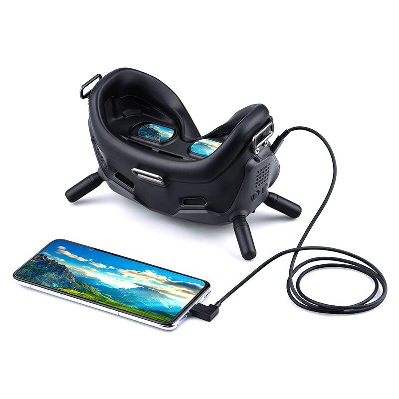 1m Data Cable for DJI FPV Goggles V2 - Phone Tablet Micro-USB Type-C IOS Connector Transmission Line Flight Glasses Wire 7 1m Data Cable for DJI FPV Goggles V2 - Phone Tablet Micro-USB Type-C IOS Connector Transmission Line Flight Glasses Wire - Image 7