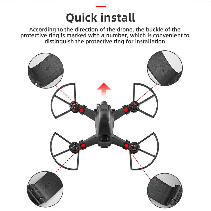 5328S Propeller Protector for DJI FPV - Quick Release Propeller Guard Props Wing Fan Cover for DJI FPV Combo Drone Accessories 6 5328S Propeller Protector for DJI FPV - Quick Release Propeller Guard Props Wing Fan Cover for DJI FPV Combo Drone Accessories — изображение 6