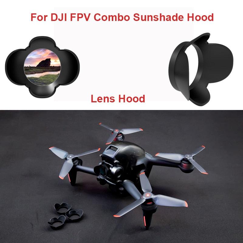Lens Cover Sunshade Protective Cap For DJI FPV Combo Lens Hood Anti-Glare Gimbal Camera Guard For DJI FPV Drone Accessories 2 Lens Cover Sunshade Protective Cap For DJI FPV Combo Lens Hood Anti-Glare Gimbal Camera Guard For DJI FPV Drone Accessories - Image 2