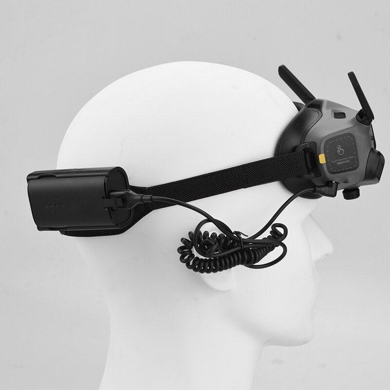 Battery Holder For DJI FPV Goggles V2/2 Battery Storage Cover Bracket Lens Protector For dji FPV Combo/Avata Drone Accessories 6 Battery Holder For DJI FPV Goggles V2/2 Battery Storage Cover Bracket Lens Protector For dji FPV Combo/Avata Drone Accessories - Image 6