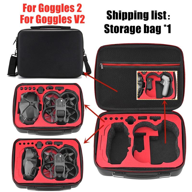 Backpack for DJI FPV Combo/Avata - Storage Bag Drone Remote Control FPV Goggles 2/V2 Portable Carry Case Accessory 8 Backpack for DJI FPV Combo/Avata - Storage Bag Drone Remote Control FPV Goggles 2/V2 Portable Carry Case Accessory - Image 8