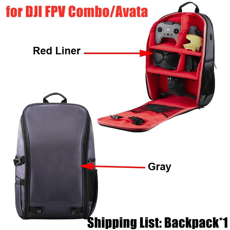 Backpack for DJI FPV Combo/Avata - Storage Bag Drone Remote Control FPV Goggles 2/V2 Portable Carry Case Accessory 5 Backpack for DJI FPV Combo/Avata - Storage Bag Drone Remote Control FPV Goggles 2/V2 Portable Carry Case Accessory - Image 5