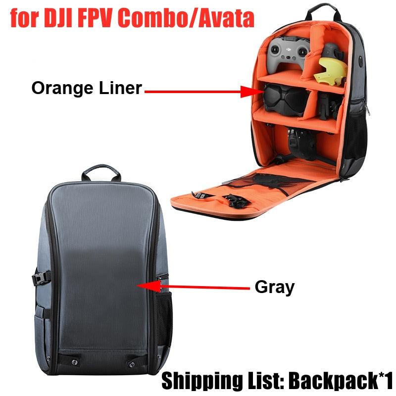 Backpack for DJI FPV Combo/Avata - Storage Bag Drone Remote Control FPV Goggles 2/V2 Portable Carry Case Accessory 3 Backpack for DJI FPV Combo/Avata - Storage Bag Drone Remote Control FPV Goggles 2/V2 Portable Carry Case Accessory - Image 3
