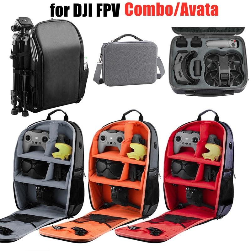 Backpack for DJI FPV Combo/Avata - Storage Bag Drone Remote Control FPV Goggles 2/V2 Portable Carry Case Accessory 2 Backpack for DJI FPV Combo/Avata - Storage Bag Drone Remote Control FPV Goggles 2/V2 Portable Carry Case Accessory - Image 2