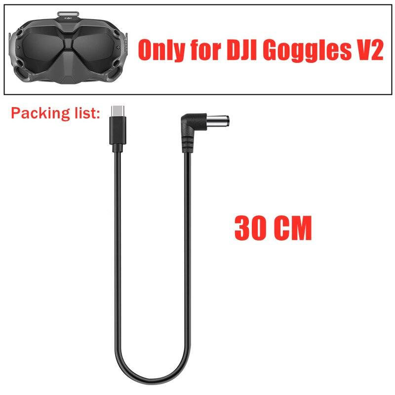 30/130CM Power Charging Cable for DJI FPV Goggles 2/V2 - Fast Charge Mobile Pwoer Supply Cable for DJI FPV Goggles 2/V2 6 30/130CM Power Charging Cable for DJI FPV Goggles 2/V2 - Fast Charge Mobile Pwoer Supply Cable for DJI FPV Goggles 2/V2 — изображение 6