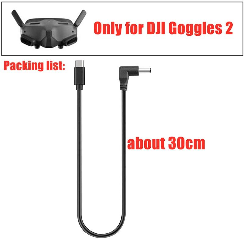 30/130CM Power Charging Cable for DJI FPV Goggles 2/V2 - Fast Charge Mobile Pwoer Supply Cable for DJI FPV Goggles 2/V2 5 30/130CM Power Charging Cable for DJI FPV Goggles 2/V2 - Fast Charge Mobile Pwoer Supply Cable for DJI FPV Goggles 2/V2 — изображение 5