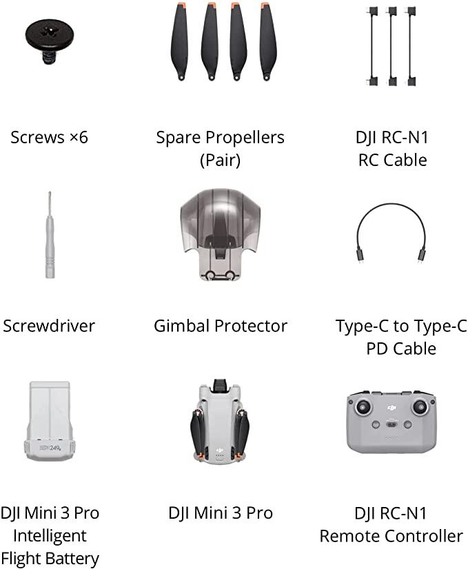 DJI Mini 3 Pro – Camera Drone with 4K/60fps Video 48MP Photo 34-min Flight Time Professional Camera Drone 3 DJI Mini 3 Pro – Camera Drone with 4K/60fps Video 48MP Photo 34-min Flight Time Professional Camera Drone - Image 3