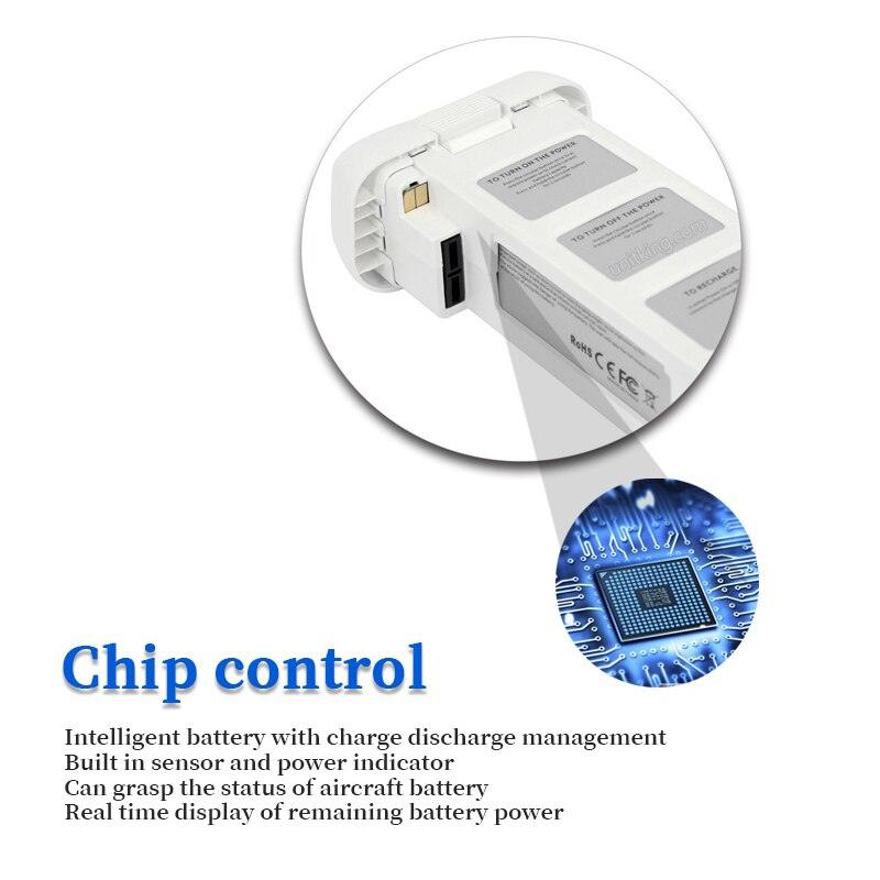 DJI Phantom 3 SE Battery - 15.2V 4480mAh Drone Battery Intelligent Flight Li-Po Modular Battery 4 DJI Phantom 3 SE Battery - 15.2V 4480mAh Drone Battery Intelligent Flight Li-Po Modular Battery - Image 4