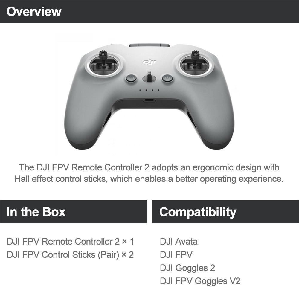 Original DJI FPV AVATA Remote Controller 2 - for DJI FPV and Goggles V2 Offer High Accuracy Control and Ultra Low Latency of 7ms 4 Original DJI FPV AVATA Remote Controller 2 - for DJI FPV and Goggles V2 Offer High Accuracy Control and Ultra Low Latency of 7ms - Image 4