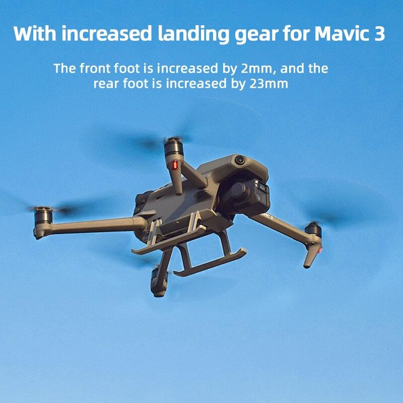 Landing Gear for DJI Mavic 3 - Quick Release Foot Leg Extender Long Leg Protector Stand for DJI Mavic 3/3 Cine Drone Accessories 6 Landing Gear for DJI Mavic 3 - Quick Release Foot Leg Extender Long Leg Protector Stand for DJI Mavic 3/3 Cine Drone Accessories - Image 6