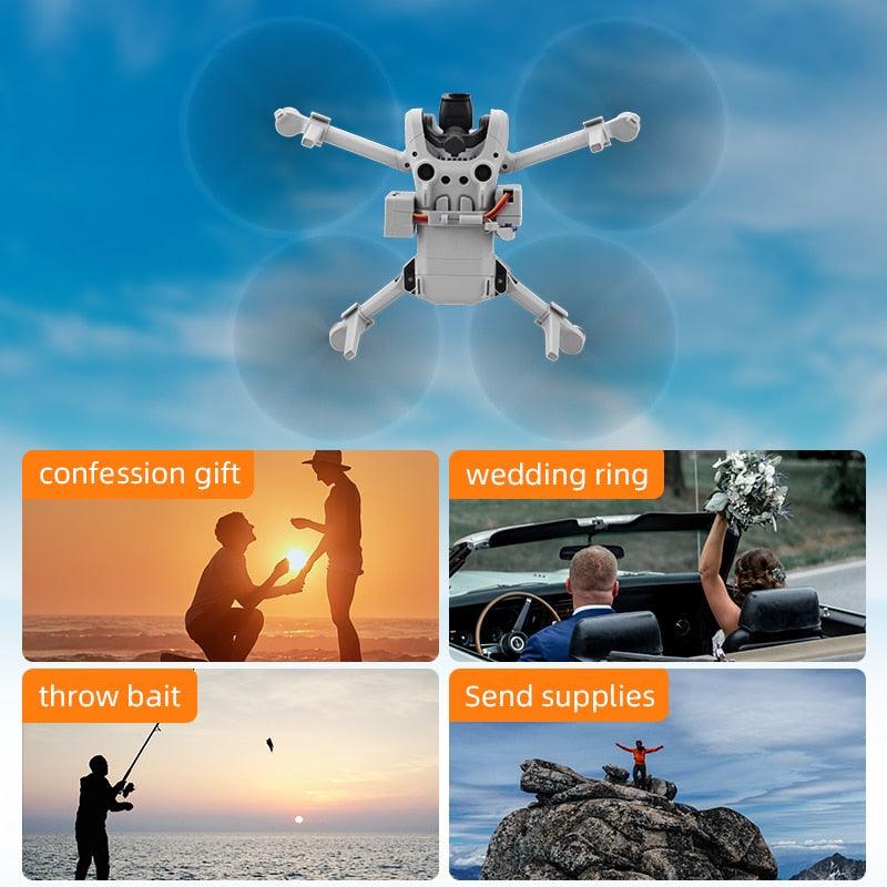 Drone Airdrop Air Drop System for DJI MINI 3 PRO Thrower Fishing Bait Wedding Ring Gift Throw Deliver Life Rescue DJI Accessories 4 Drone Airdrop Air Drop System for DJI MINI 3 PRO Thrower Fishing Bait Wedding Ring Gift Throw Deliver Life Rescue DJI Accessories - Image 4