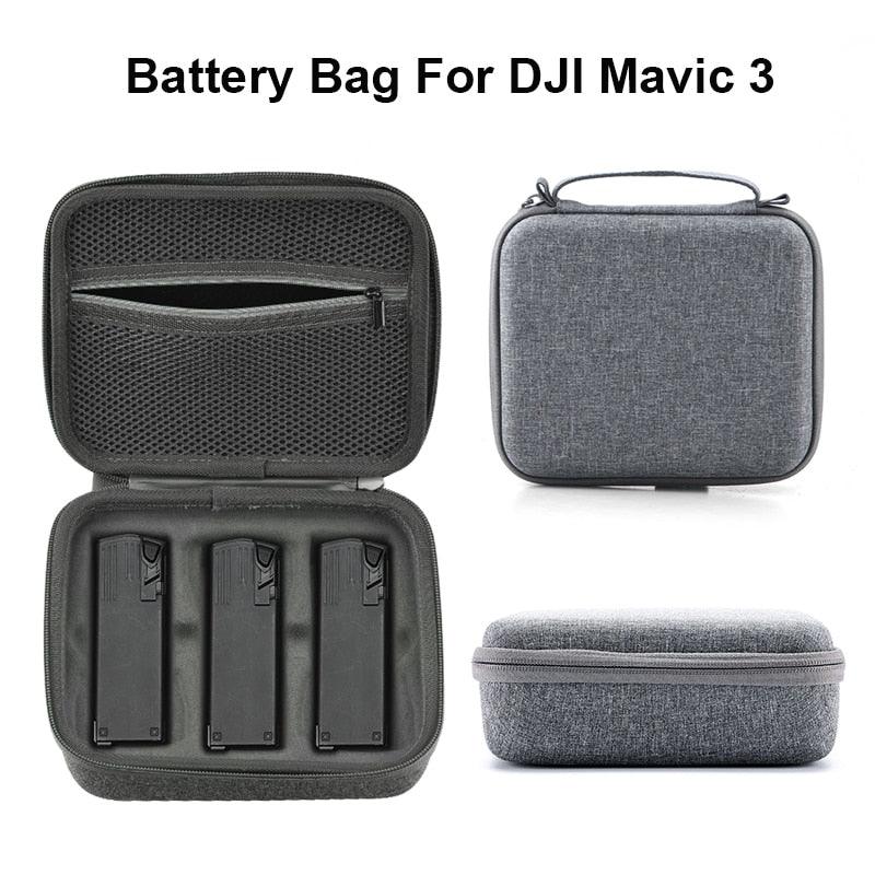 3pcs Batteies Storage Bag for DJI Mavic 3 Drone Battery Travel Shockproof Carrying Case Handbag for DJI Mavic 3 Accessories 2 3pcs Batteies Storage Bag for DJI Mavic 3 Drone Battery Travel Shockproof Carrying Case Handbag for DJI Mavic 3 Accessories — изображение 2