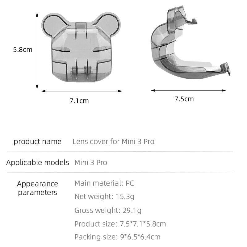 Lens Cap Cover for DJI Mini 3 Pro Gimbal Camera Guard Lens Hood Cap Obstacle Avoidance System Protective Drone Accessories 10 Lens Cap Cover for DJI Mini 3 Pro Gimbal Camera Guard Lens Hood Cap Obstacle Avoidance System Protective Drone Accessories - Image 10