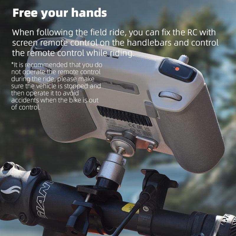 Bicycle Bracket Holder Clip For DJI Mini 3 Pro Remote Controller Monitor Clamp Fixation Stand for DJI RC Drone Accessories 7 Bicycle Bracket Holder Clip For DJI Mini 3 Pro Remote Controller Monitor Clamp Fixation Stand for DJI RC Drone Accessories — изображение 7