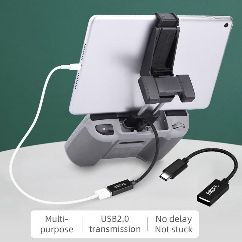 OTG Data Cable Adapter for DJI Mavic 3/Mini 2/Air 2/Air 2S/FPV Goggles V2 Connector USB to Tpye-C Micro-Usb IOS for Phone Tablet DJI Accessories 5 OTG Data Cable Adapter for DJI Mavic 3/Mini 2/Air 2/Air 2S/FPV Goggles V2 Connector USB to Tpye-C Micro-Usb IOS for Phone Tablet DJI Accessories - Image 5