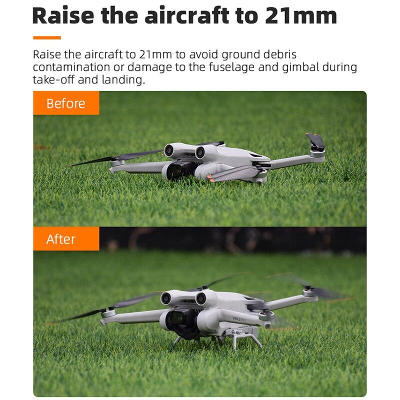 Landing Gear for DJI MINI 3 Pro - Quick Release Height Extended Bracket Stand Feet Leg Support Drone Accessories 3 Landing Gear for DJI MINI 3 Pro - Quick Release Height Extended Bracket Stand Feet Leg Support Drone Accessories - Image 7