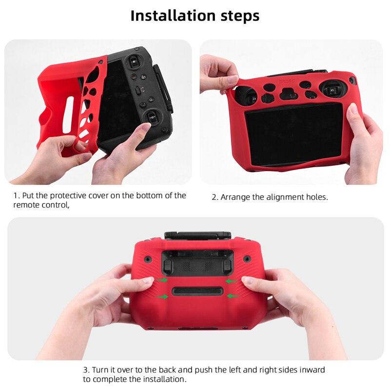 Silicone Case for DJI Mavic 3 Remote Controller - Cover Protective Case Sleeve Anti-Scratch DJI RC Pro Accessories 6 Silicone Case for DJI Mavic 3 Remote Controller - Cover Protective Case Sleeve Anti-Scratch DJI RC Pro Accessories — изображение 6