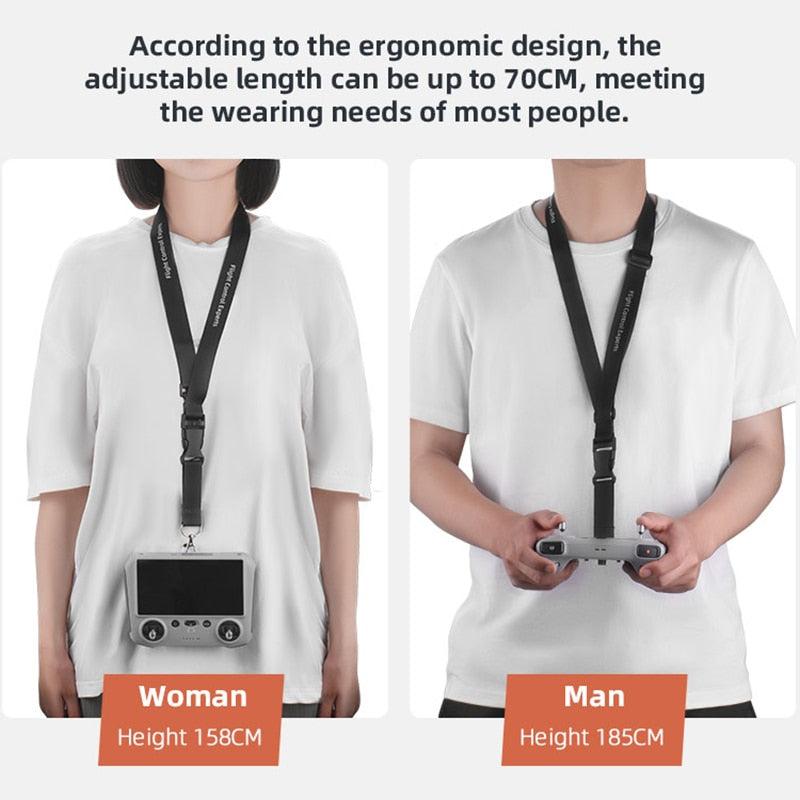 Lanyard Neck Strap for DJI Mini 3 Pro - Smart Remote Controller/DJI RC Buckle with 1/4" Screw Port for Bicycle/Stand Accessories 6 Lanyard Neck Strap for DJI Mini 3 Pro - Smart Remote Controller/DJI RC Buckle with 1/4" Screw Port for Bicycle/Stand Accessories - Image 6