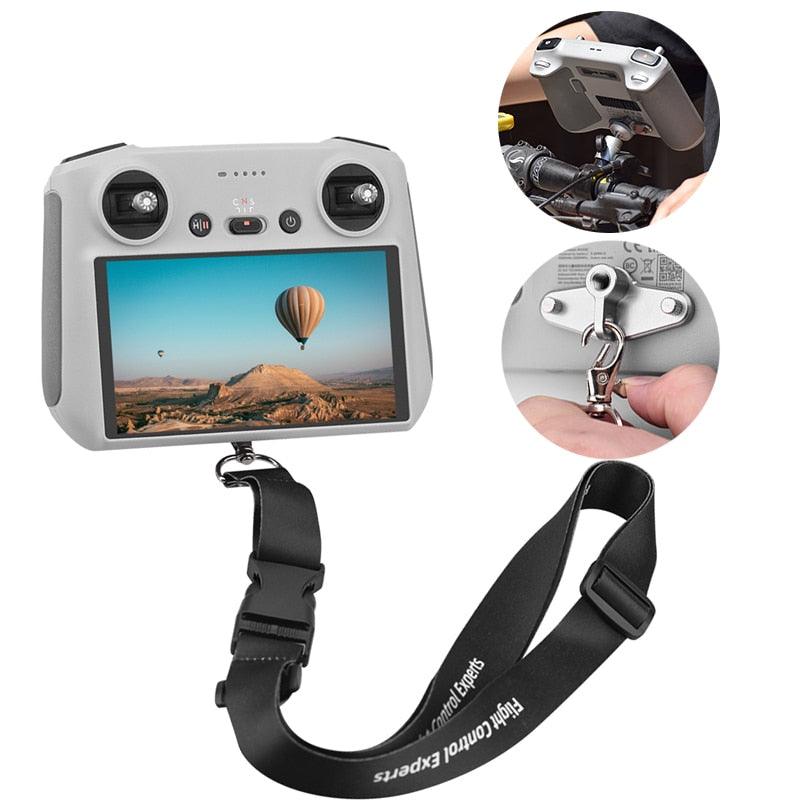 Lanyard Neck Strap for DJI Mini 3 Pro - Smart Remote Controller/DJI RC Buckle with 1/4" Screw Port for Bicycle/Stand Accessories 1 Lanyard Neck Strap for DJI Mini 3 Pro - Smart Remote Controller/DJI RC Buckle with 1/4" Screw Port for Bicycle/Stand Accessories
