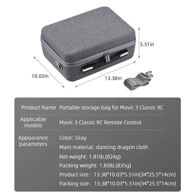 Shoulder Bag for DJI Mavic 3 - Classic Carrying Bag Portable Storage Bag Outdoor Handbag Drone Accessories 8 Shoulder Bag for DJI Mavic 3 - Classic Carrying Bag Portable Storage Bag Outdoor Handbag Drone Accessories - Image 8