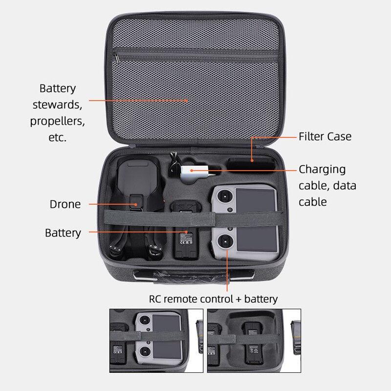Shoulder Bag for DJI Mavic 3 - Classic Carrying Bag Portable Storage Bag Outdoor Handbag Drone Accessories 6 Shoulder Bag for DJI Mavic 3 - Classic Carrying Bag Portable Storage Bag Outdoor Handbag Drone Accessories - Image 6