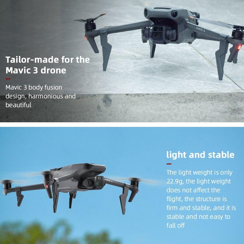 Quick Release Landing Gear for DJI Mavic 3/3 Classic Drone Height Extender Leg Suport Long Foot for DJI Mavic 3 Drone Accessories 6 Quick Release Landing Gear for DJI Mavic 3/3 Classic Drone Height Extender Leg Suport Long Foot for DJI Mavic 3 Drone Accessories - Image 6