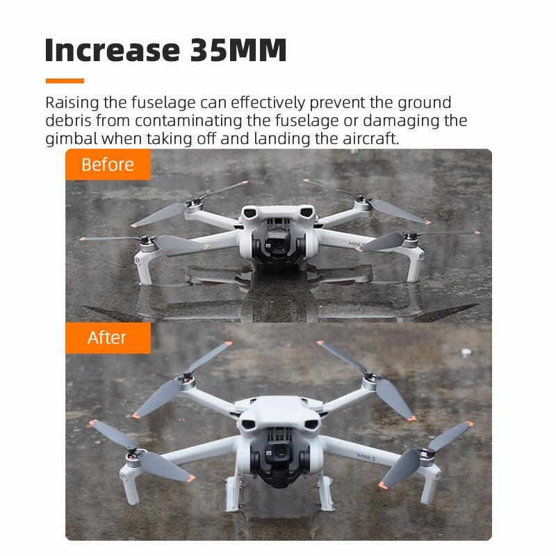 Foldable Landing Gear for DJI MINI 3/ for MINI 3 PRO Extender Long Leg Foot Protector Stand for MINI 3 Drone Accessories 8 Foldable Landing Gear for DJI MINI 3/ for MINI 3 PRO Extender Long Leg Foot Protector Stand for MINI 3 Drone Accessories - Image 8
