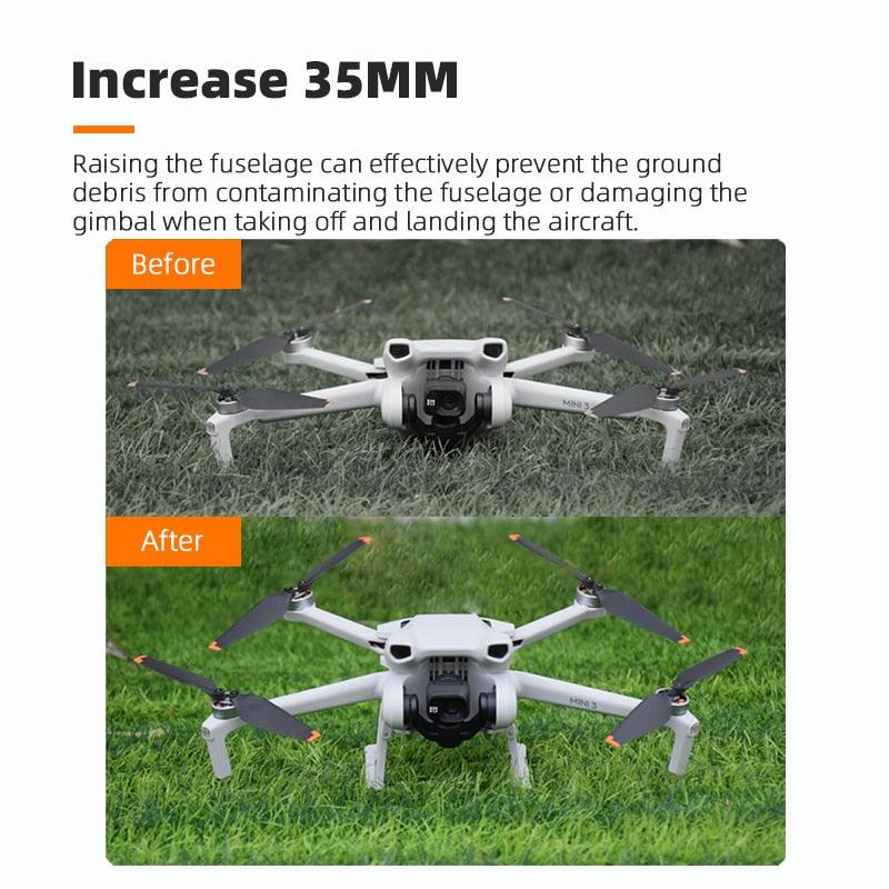 Foldable Landing Gear for DJI MINI 3/ for MINI 3 PRO Extender Long Leg Foot Protector Stand for MINI 3 Drone Accessories 5 Foldable Landing Gear for DJI MINI 3/ for MINI 3 PRO Extender Long Leg Foot Protector Stand for MINI 3 Drone Accessories - Image 5