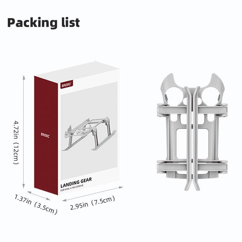 Foldable Landing Gear for DJI MINI 3/ for MINI 3 PRO Extender Long Leg Foot Protector Stand for MINI 3 Drone Accessories 2 Foldable Landing Gear for DJI MINI 3/ for MINI 3 PRO Extender Long Leg Foot Protector Stand for MINI 3 Drone Accessories - Image 2