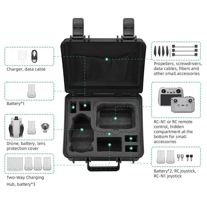 Portable Storage Case for DJI Mini 3 PRO Hard Shell Carrying Box Waterproof Suitcase Explosion-proof Case Controller Accessories 5 Portable Storage Case for DJI Mini 3 PRO Hard Shell Carrying Box Waterproof Suitcase Explosion-proof Case Controller Accessories - Image 6
