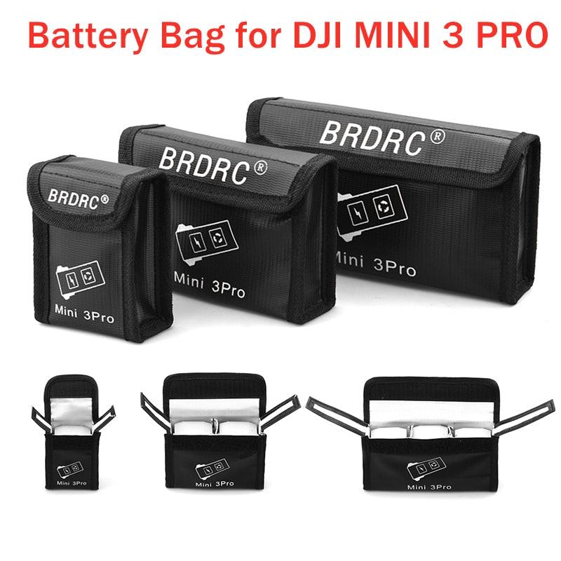 LiPo Battery Safe Bag for DJI MINI 3 PRO Drone - Explosion-proof Protective Bag Battery Storage Case for MINI 3 Accessories 2 LiPo Battery Safe Bag for DJI MINI 3 PRO Drone - Explosion-proof Protective Bag Battery Storage Case for MINI 3 Accessories - Image 2