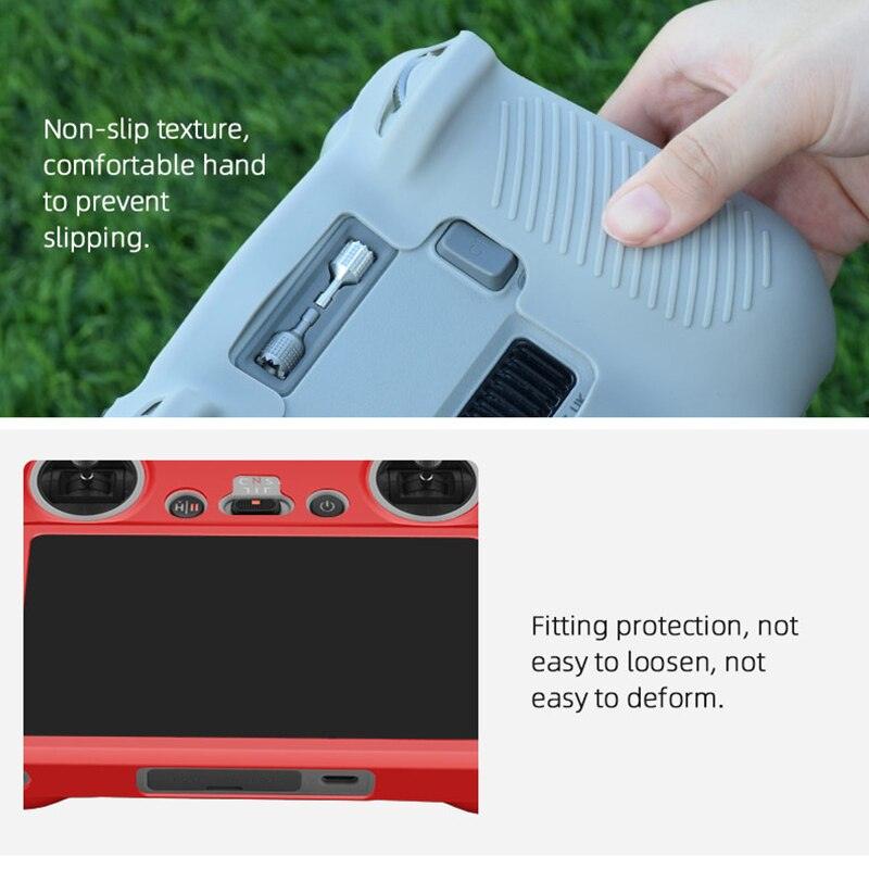 Silicone Case Cover for DJI Mini 3 Pro Drone Remote Control Anti-Scratch Protective Case Sleeve for DJI RC Accessories 8 Silicone Case Cover for DJI Mini 3 Pro Drone Remote Control Anti-Scratch Protective Case Sleeve for DJI RC Accessories - Image 8