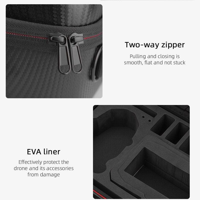 Storage Bag for DJI MINI 3/3 PRO Handbag Carrying Case PU/Nylon Anti-Collision Bag Drone Accessories 9 Storage Bag for DJI MINI 3/3 PRO Handbag Carrying Case PU/Nylon Anti-Collision Bag Drone Accessories — изображение 9