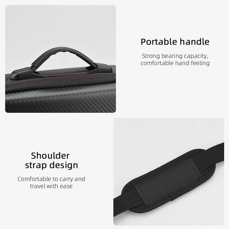 Storage Bag for DJI MINI 3/3 PRO Handbag Carrying Case PU/Nylon Anti-Collision Bag Drone Accessories 5 Storage Bag for DJI MINI 3/3 PRO Handbag Carrying Case PU/Nylon Anti-Collision Bag Drone Accessories — изображение 5