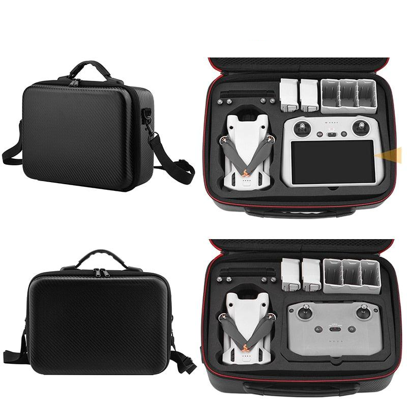 Storage Bag for DJI MINI 3/3 PRO Handbag Carrying Case PU/Nylon Anti-Collision Bag Drone Accessories 1 Storage Bag for DJI MINI 3/3 PRO Handbag Carrying Case PU/Nylon Anti-Collision Bag Drone Accessories